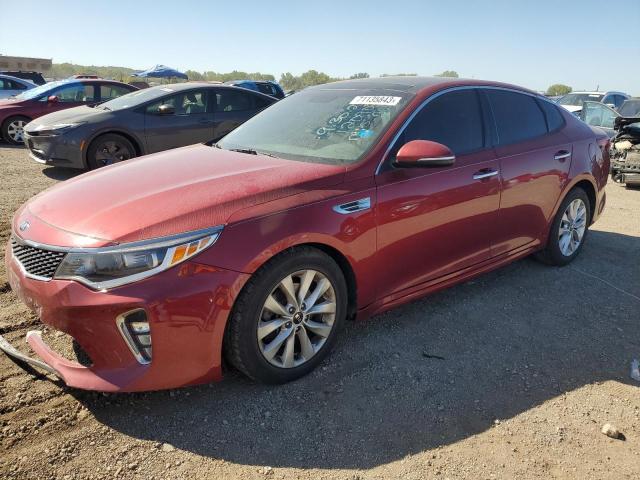 5XXGT4L39JG236066 - 2018 KIA OPTIMA LX RED photo 1