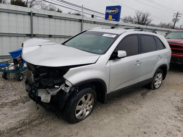 5XYKTDA11BG181427 - 2011 KIA SORENTO BASE SILVER photo 1