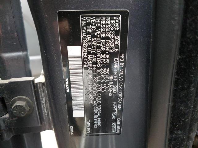 YV4CT982991504548 - 2009 VOLVO XC90 BLUE photo 13