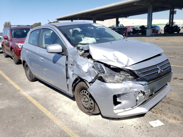 ML32AUHJ2MH005978 - 2021 MITSUBISHI MIRAGE ES SILVER photo 4