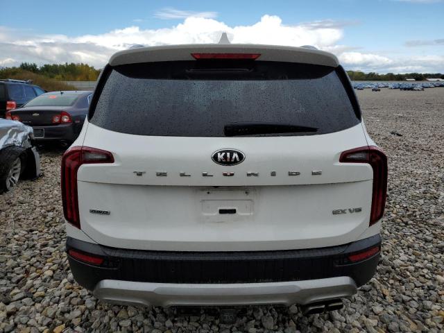 5XYP3DHC7LG052560 - 2020 KIA TELLURIDE EX WHITE photo 6