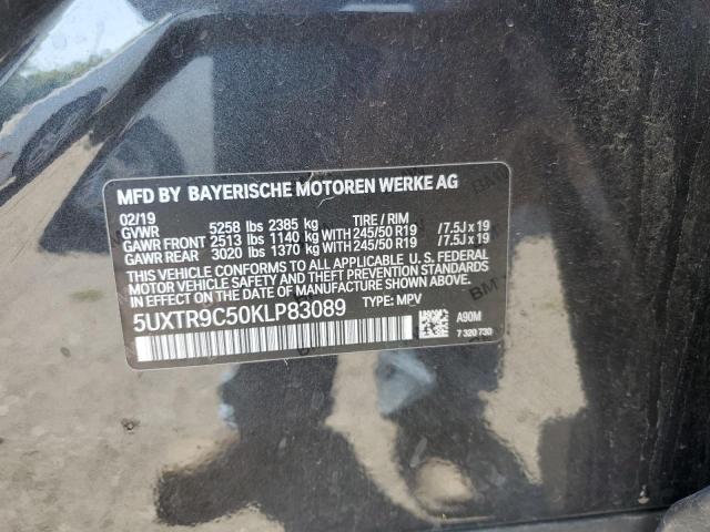 5UXTR9C50KLP83089 - 2019 BMW X3 XDRIVE30I 黑色 照片 14