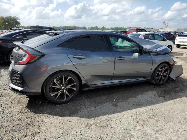 SHHFK7H91JU240160 - 2018 HONDA CIVIC SPORT TOURING GRAY photo 3