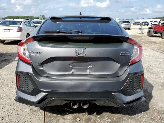 SHHFK7H91JU240160 - 2018 HONDA CIVIC SPORT TOURING GRAY photo 6