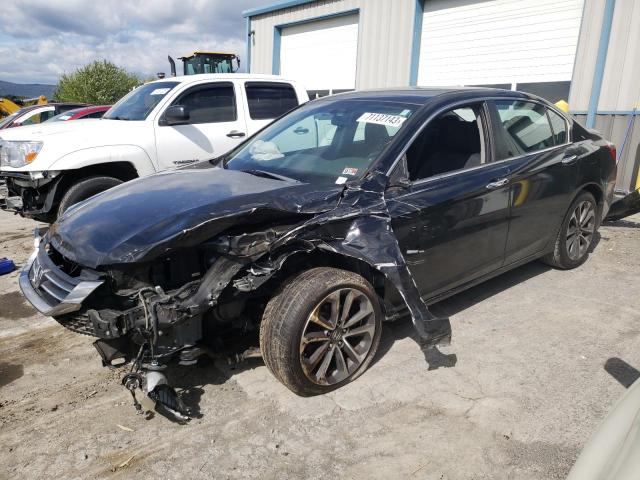 1HGCR2F50DA164058 - 2013 HONDA ACCORD SPORT BLACK photo 1