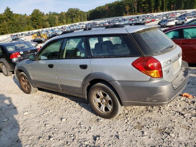 4S4BP61C277321454 - 2007 SUBARU OUTBACK OUTBACK 2.5I SILVER photo 2