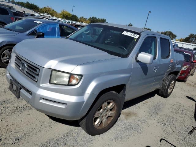 2HJYK16576H536403 - 2006 HONDA RIDGELINE RTL SILVER photo 1