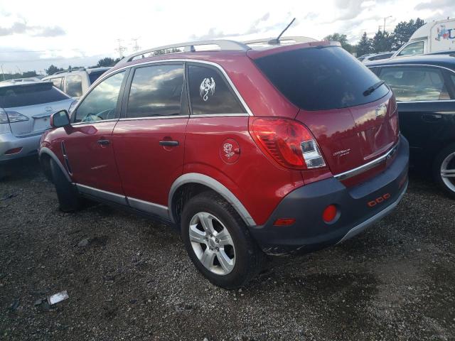 3GNAL2EK8ES674910 - 2014 CHEVROLET CAPTIVA LS მუქწითელი ფოტო 2