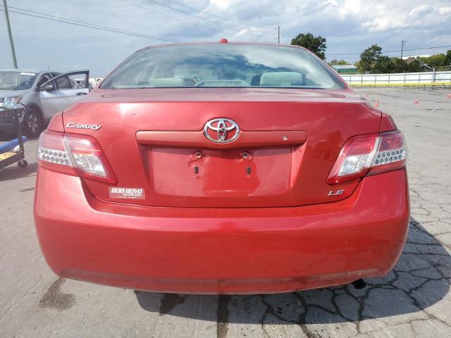 JTNBF3EK8A3001413 - 2010 TOYOTA CAMRY BASE RED photo 6