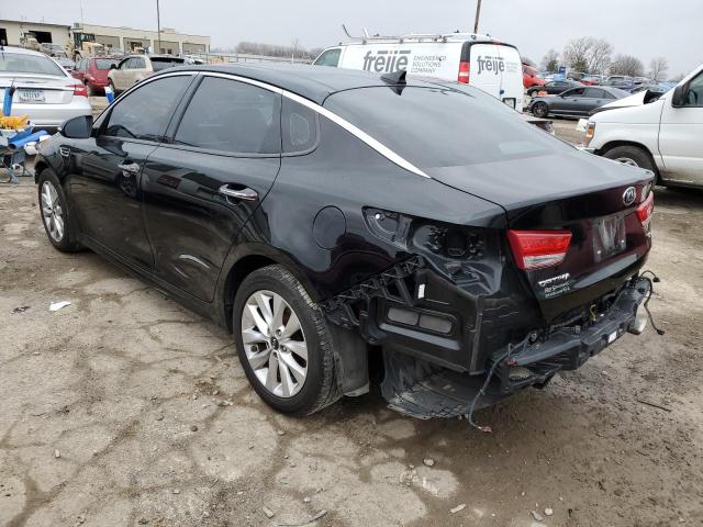 5XXGU4L33JG195608 - 2018 KIA OPTIMA EX BLACK photo 2