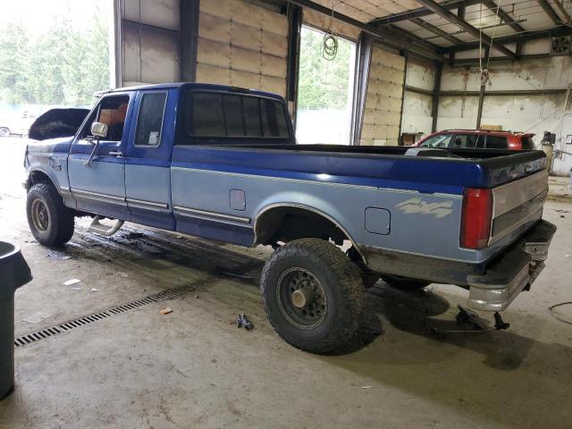 1FTHX26GXTEB53216 - 1996 FORD F250 BLUE photo 2