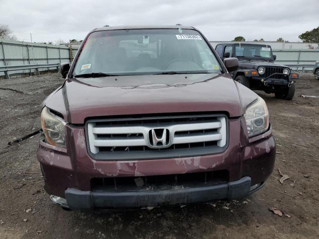 5FNYF18428B008421 - 2008 HONDA PILOT EX BURGUNDY photo 5