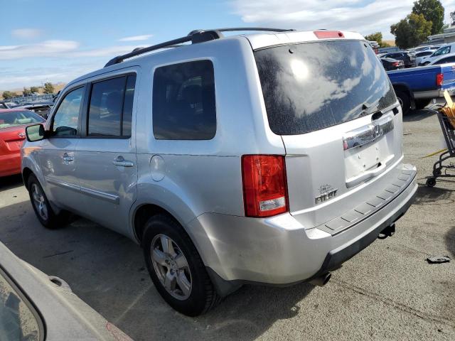 5FNYF3H5XAB010380 - 2010 HONDA PILOT EXL SILVER photo 2