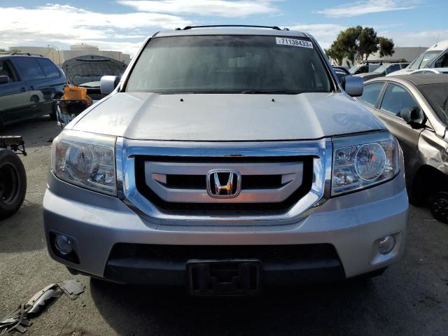 5FNYF3H5XAB010380 - 2010 HONDA PILOT EXL SILVER photo 5