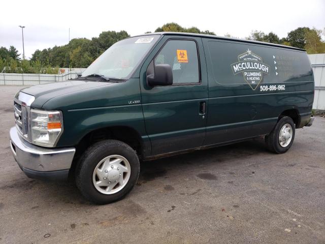 1FTNE14W68DA43600 - 2008 FORD ECONOLINE E150 VAN GREEN photo 1