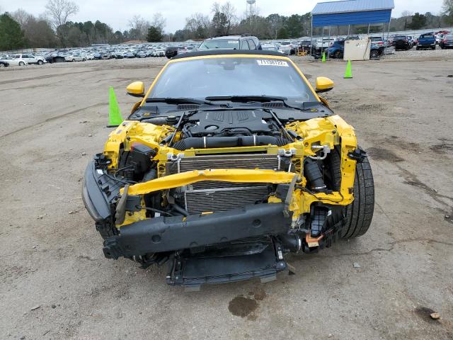 SAJD55FE8NCK77246 - 2022 JAGUAR F-TYPE R YELLOW photo 5