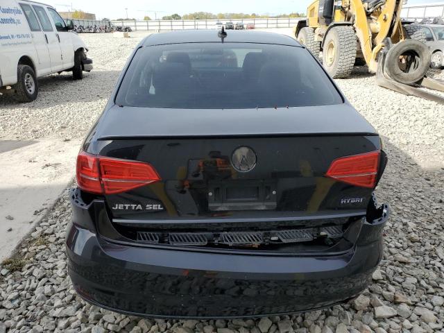 3VW637AJ5FM330351 - 2015 VOLKSWAGEN JETTA HYBRID BLACK photo 6