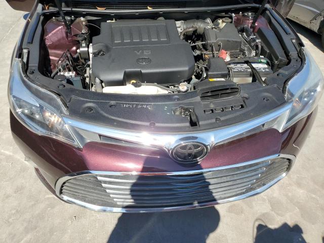 4T1BK1EB0JU284240 - 2018 TOYOTA AVALON XLE BURGUNDY photo 11