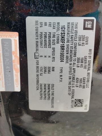 1GYS3KEF1BR190604 - 2011 CADILLAC ESCALADE ESV PLATINUM Qara foto 14