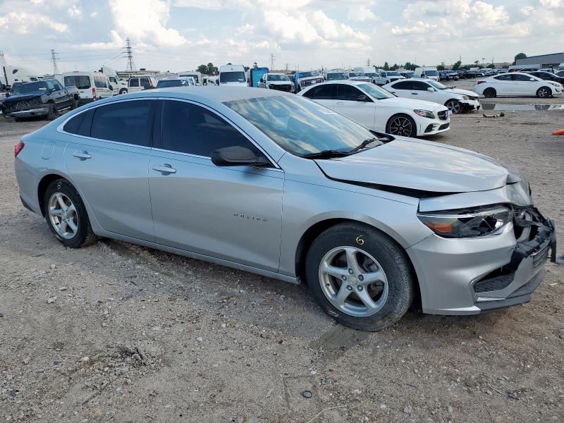 1G1ZB5ST2HF200434 - 2017 CHEVROLET MALIBU LS Argent photo 4