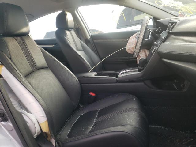 19XFC1F7XLE017007 - 2020 HONDA CIVIC EXL ვერცხლისფერი ფოტო 5