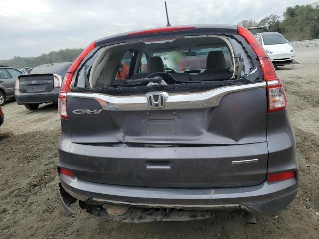 2HKRM3H47GH508158 - 2016 HONDA CR-V SE GRAY photo 6