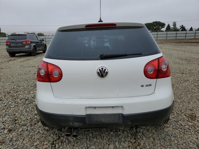 WVWDB71K09W138149 - 2009 VOLKSWAGEN RABBIT WHITE photo 6