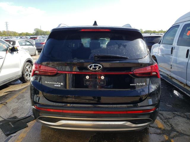 KM8S2DA16MU009006 - 2021 HYUNDAI SANTA FE BLUE BLACK photo 6