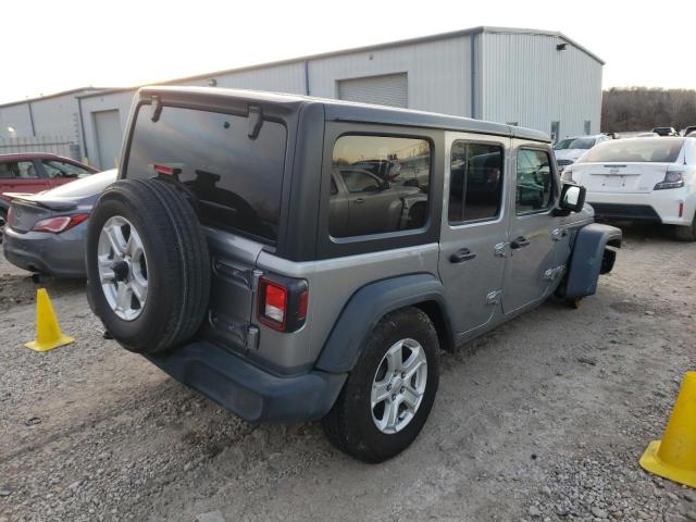 1C4HJXDG8KW518664 - 2019 JEEP WRANGLER U SPORT ვერცხლისფერი ფოტო 3