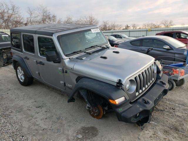 1C4HJXDG8KW518664 - 2019 JEEP WRANGLER U SPORT ვერცხლისფერი ფოტო 4