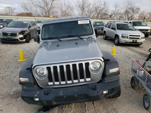 1C4HJXDG8KW518664 - 2019 JEEP WRANGLER U SPORT ვერცხლისფერი ფოტო 5