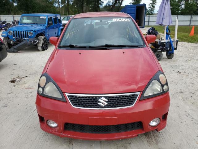 JS2RC61H655303404 - 2005 SUZUKI AERIO SX RED photo 5