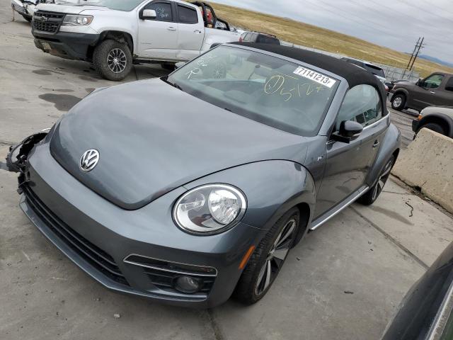 3VW8S7AT3EM806477 - 2014 VOLKSWAGEN BEETLE TURBO CHARCOAL photo 1