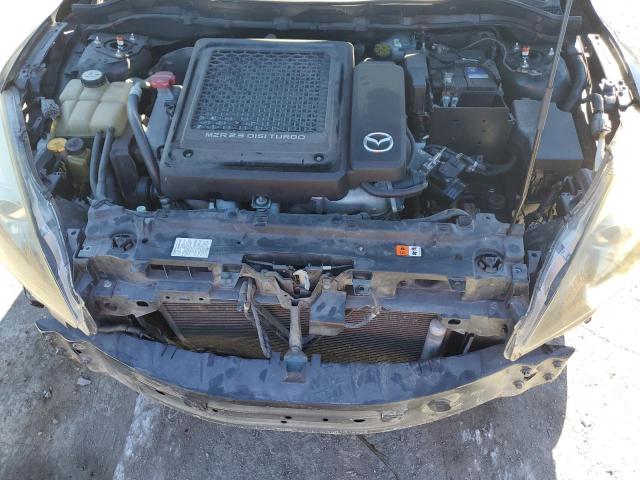 JM1BL1K39B1391952 - 2011 MAZDA SPEED 3 შავი ფოტო 11