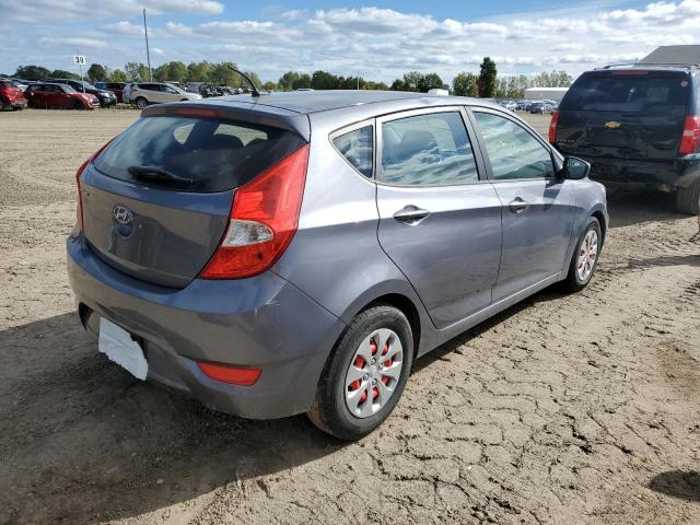 KMHCT5AE4HU306579 - 2017 HYUNDAI ACCENT SE GRAY photo 3