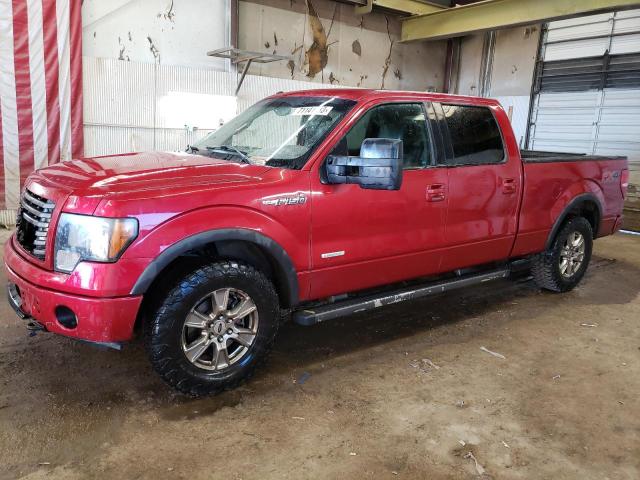 1FTFW1ET3CFB27599 - 2012 FORD F150 SUPERCREW RED photo 1
