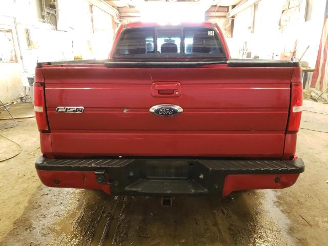 1FTFW1ET3CFB27599 - 2012 FORD F150 SUPERCREW RED photo 6