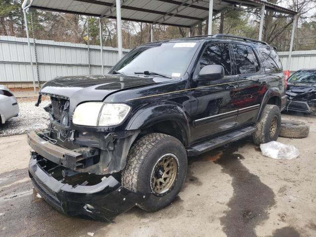 5TDZT38A53S149809 - 2003 TOYOTA SEQUOIA LIMITED BLACK photo 1