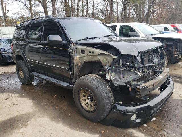 5TDZT38A53S149809 - 2003 TOYOTA SEQUOIA LIMITED BLACK photo 4