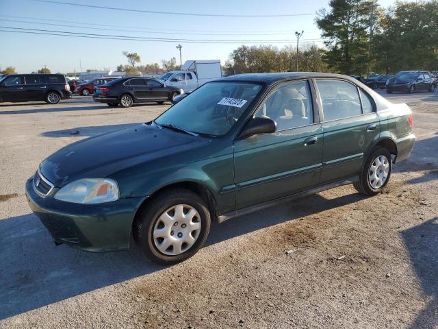 2HGEJ6611XH595146 - 1999 HONDA CIVIC BASE GREEN photo 1