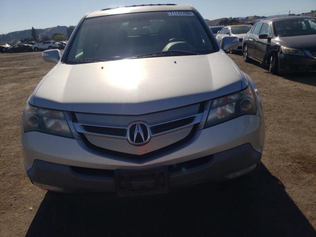 2HNYD28699H532796 - 2009 ACURA MDX TECHNOLOGY SILVER photo 5