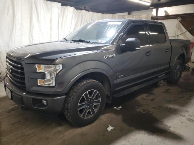 1FTEW1EG3HFA52327 - 2017 FORD F150 SUPERCREW GRAY photo 1