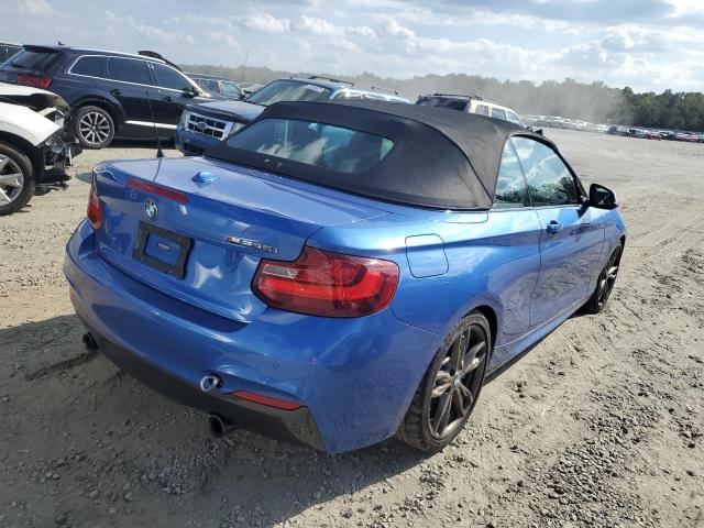 WBA1M1C53FV393104 - 2015 BMW M235I BLUE photo 3