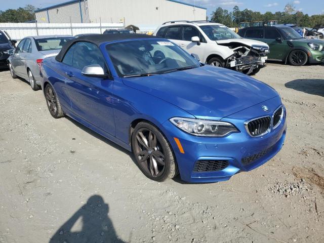 WBA1M1C53FV393104 - 2015 BMW M235I BLUE photo 4