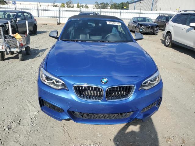 WBA1M1C53FV393104 - 2015 BMW M235I BLUE photo 5