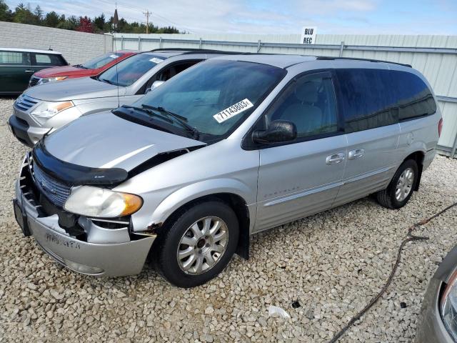 2C8GP54G41R148043 - 2001 CHRYSLER TOWN & COU LXI SILVER photo 1