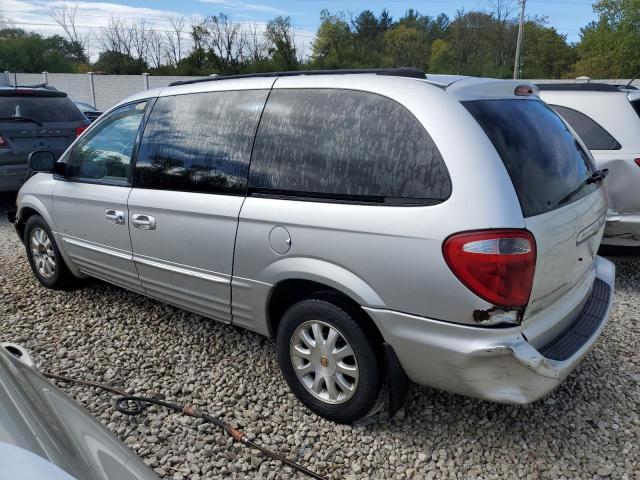 2C8GP54G41R148043 - 2001 CHRYSLER TOWN & COU LXI SILVER photo 2