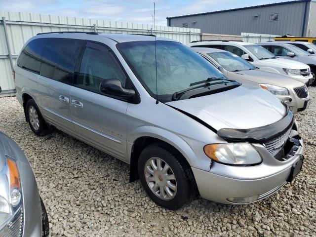 2C8GP54G41R148043 - 2001 CHRYSLER TOWN & COU LXI SILVER photo 4