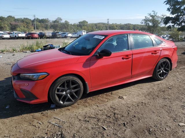 2HGFE2F55NH602259 - 2022 HONDA CIVIC SPORT 红色 照片 1