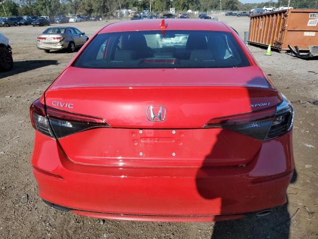 2HGFE2F55NH602259 - 2022 HONDA CIVIC SPORT 红色 照片 6